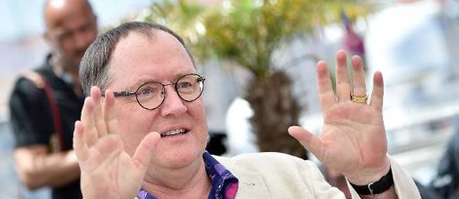 John Lasseter, directeur artistique de Pixar animation, a Cannes le 18 mai 2015