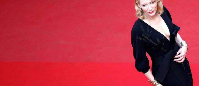 A Cannes, Cate Blanchett est en lice pour la palme de la meilleure actrice pour son role de mere de famille new-yorkaise des annees 50, seduite par une femme.