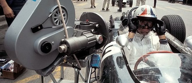 Lors du tournage du film Grand Prix, en 1966, des cameras avaient ete fixees sur certaines monoplaces.