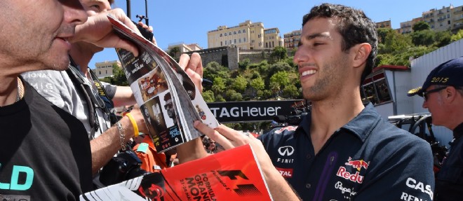 L'Australien Daniel Ricciardo a dessine pour Le Point.fr le trace du GP de Monaco, avec un souci certain du detail.