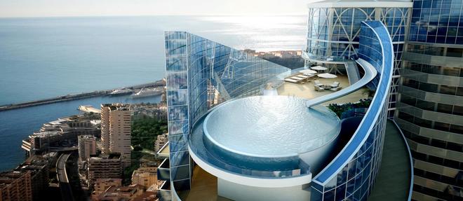Le penthouse des 4 derniers etages  totalise 3 300 m2 et coute plus de 300 millions d'euros.