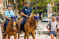 La police équestre de Cannes. ©Ian HANNING/REA
