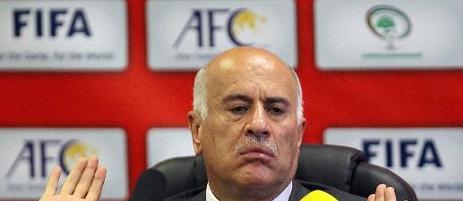 Le president de la federation palestinienne de football Jibril Rajoub, le 2 juin 2015 a Ramallah