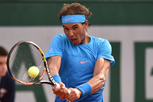 Rafael Nadal, le 1er juin 2015 à Roland-Garros © Pascal Guyot AFP