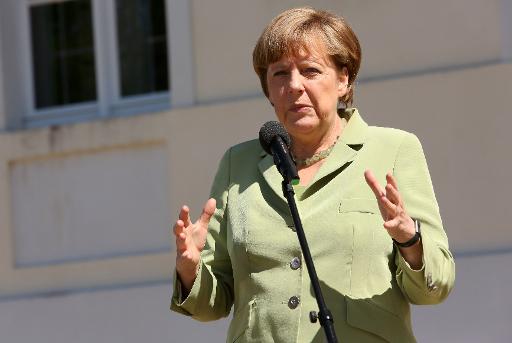 La chanceliere allemande Angela Merkel le 4 juin 2015 a Berlin