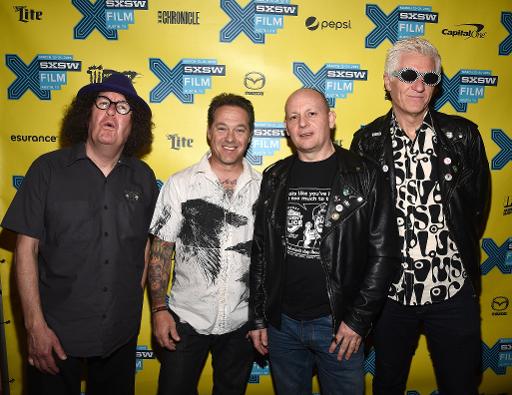 Des membres du groupe The Damned a Austin, au Texas, le 18 mars 2015