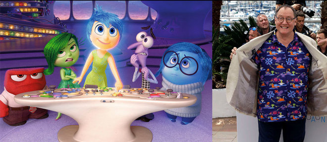John Lasseter, producteur executif de "Vice Versa" et directeur artistique de Disney et Pixar.