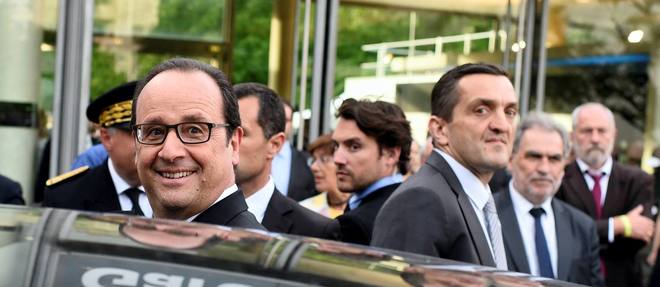 En visite au Mans, Hollande r&eacute;affirme ne pas &ecirc;tre en campagne