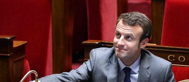 Le ministre de l'Economie, Emmanuel Macron, le 18 juin 2015 a l'Assemblee nationale