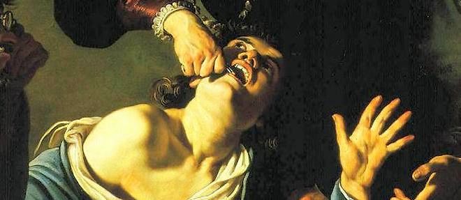 "The Charlatan or Tooth Puller" du peintre flamand Theodoor Rombouts (1597-1637)