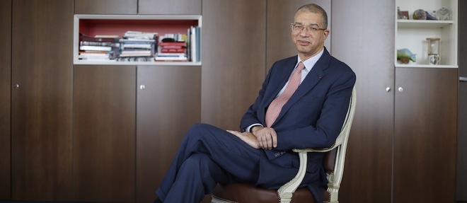 L'economiste et banquier d'affaires Lionel Zinsou a Paris en fevrier 2015.
