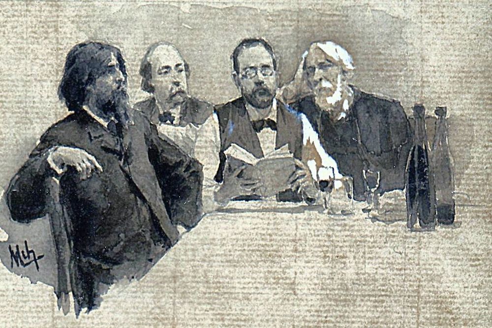 Daudet, Flaubert, Zola et Tourgueniev