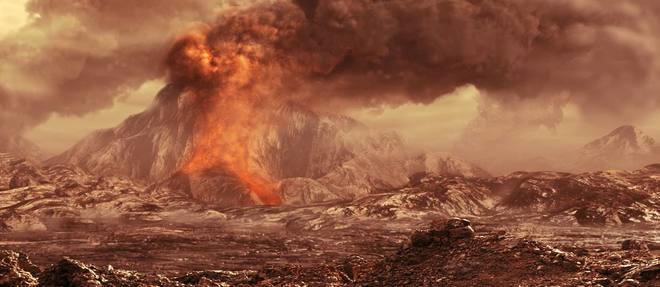 Sous l'epaisse couche de nuages qui dissimule la planete Venus, il y aurait bien des volcans en activite.