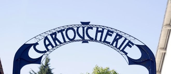 Le logo du theatre de la Cartoucherie dans le bois de Vincennes a Paris le 15 avril 2014