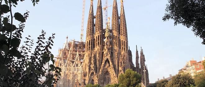 La Sagrada Familia, un incontournable pour les touristes de passage a Barcelone, photo d'illustration.