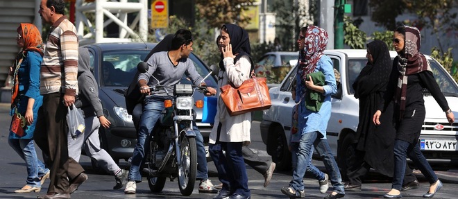 Dans les rues de Teheran. Photo d'illustration.