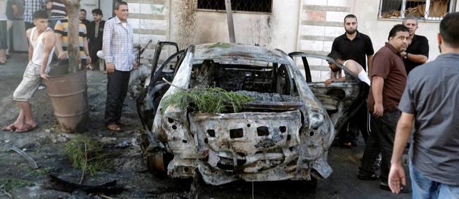 L'attentat du 19 juillet dernier visait des vehicules appartenant a des membres du Hamas et du Jihad islamique. Une action attribuee a l'EI.