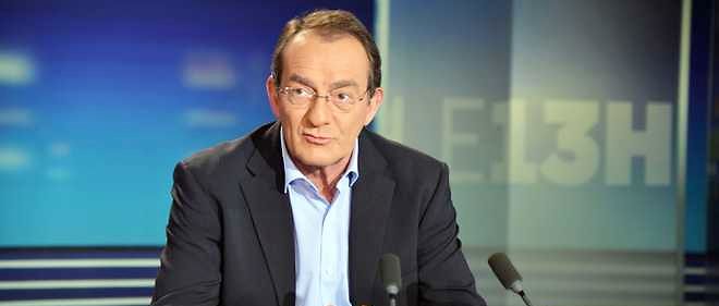 Jean-Pierre Pernaut, journaliste, invite de l'emission Mediasphere sur LCI, le 19 fevrier 2013.