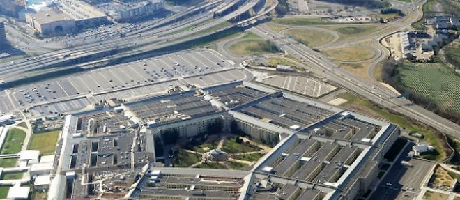 Le Pentagone, siege du departement de la Defense, a Washington, le 26 decembre 2011