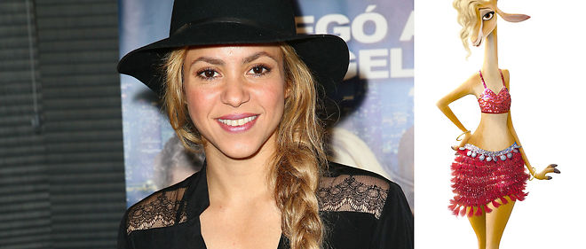 Shakira metamorphosee en gazelle chantante pour Disney. 