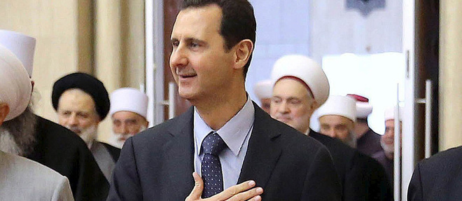 Le president syrien Bachar el-Assad a Damas en avril 2014.