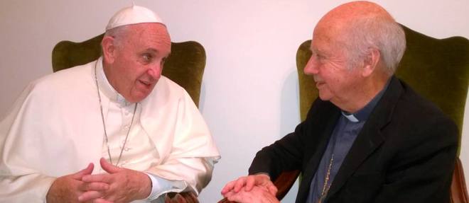 Le pape Francois et Monseigneur Gaillot se sont entretenus mardi.