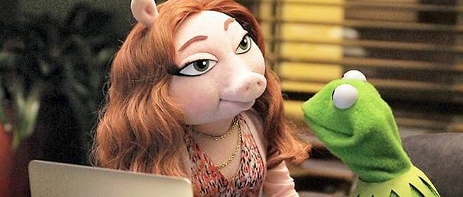 La nouvelle conquete de Kermit, 61 ans, une donzelle "plus jeune, plus mince, plus insignifiante" que la flamboyante Miss Peggy.