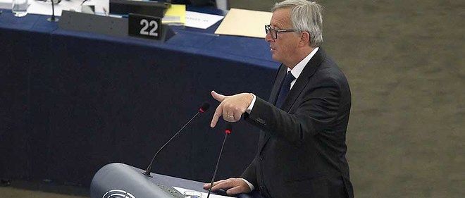 Jean-Claude Juncker a fait son discours sur l'etat de l'Union devant les parlementaires a Strasbourg le 9 septembre.