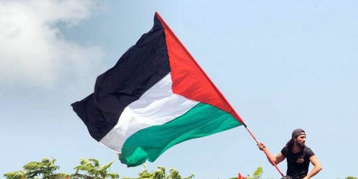 Le drapeau palestinien flotte à l'ONU - Challenges