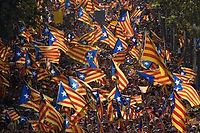 Espagne : une foule immense d'ind&eacute;pendantistes catalans manifeste avant un vote crucial