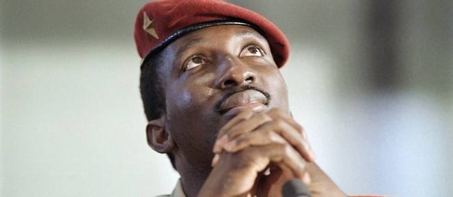 Thomas Sankara, lors d'un sommet des non-alignes en 1986 a Harare. AFP PHOTO DOMINIQUE FAGET / ALEXANDER JOE