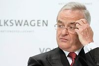 Le patron de Volkswagen, Martin Winterkorn, a démissionné mercredi 23 septembre, emporté par le scandale des moteurs truqués de la marque automobile.  ©Jochen Lübke