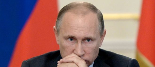 Le president russe Vladimir Poutine, le 5 aout 2015 a Moscou