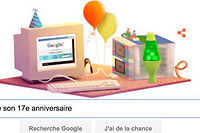 Un doodle pour l'anniversaire de Google !