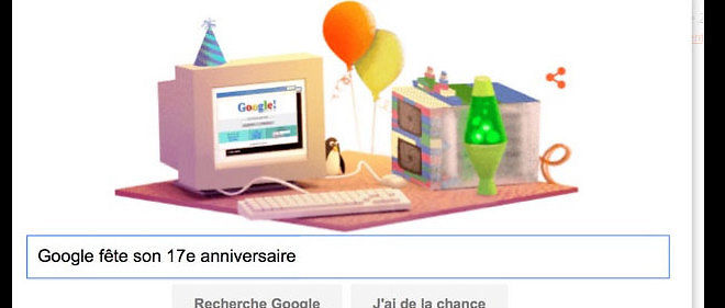 Un Doodle Pour L Anniversaire De Google Le Point