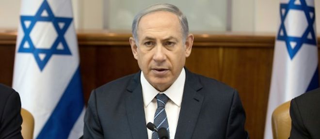 Le Premier ministre israelien Benjamin Netanyahu s'exprime lors du conseil des ministres a Jerusalem, le 6 aout 2015