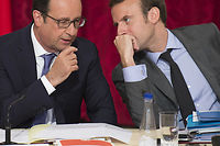 Hollande et Macron chahut&eacute;s par des syndicalistes
