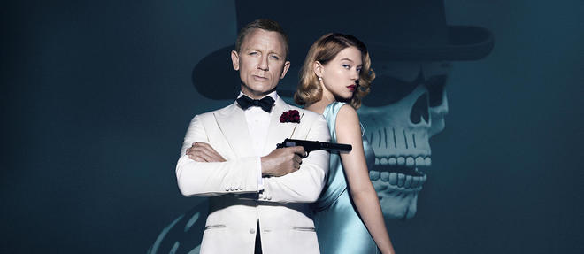 Daniel Craig et Lea Seydoux a l'affiche du nouveau James Bond, "Spectre".