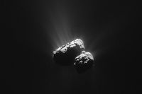Ceci est le dernier cliché de la comète Tchouri livré par la mission Rosetta. Il a été pris par la caméra Navcam de la sonde le 24 juin dernier.