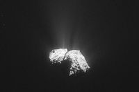 C'est le dernier cliché de la comète Tchouri livré par la mission Rosetta. Il a été pris le 18 octobre 2015.
 
 