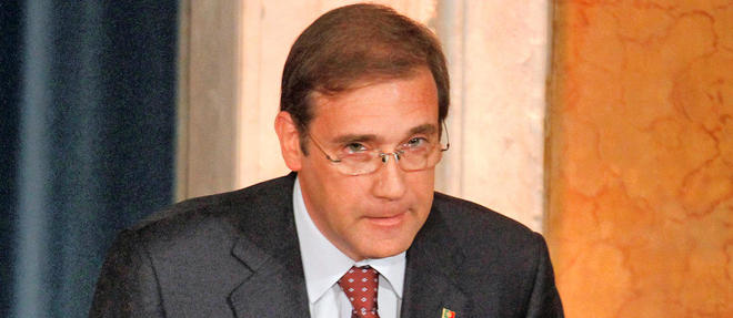 Le Premier ministre portugais Pedro Passos Coelho, a Ajuda le 30 octobre.