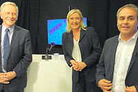 Pour Marine Le Pen, Xavier Bertrand est &quot;mesquin&quot;