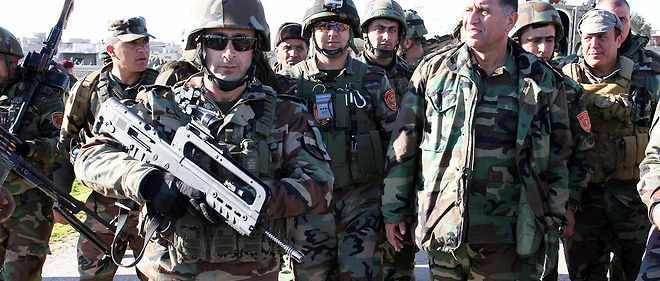 Le general-major Aziz Weysi a deja repris, les armes a la main, le barrage de Mossoul aux combattants de Daesh, en aout 2014.