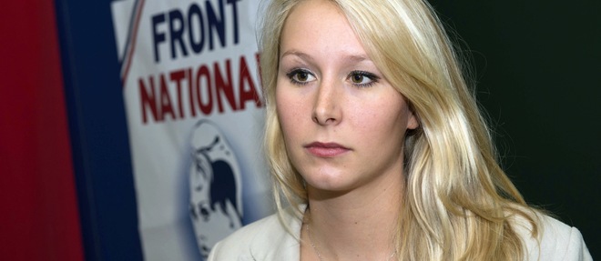 La tete de liste FN en Paca Marion Marechal-Le Pen.