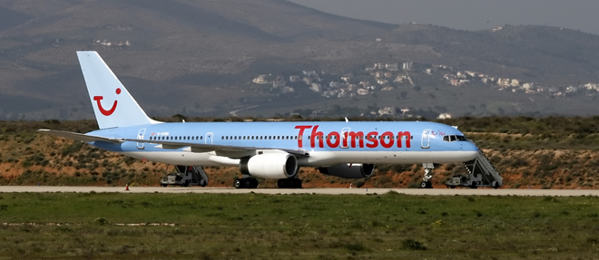 Un Boeing 757-200 de la compagnie britannique Thomson Airways, en avril 2011.