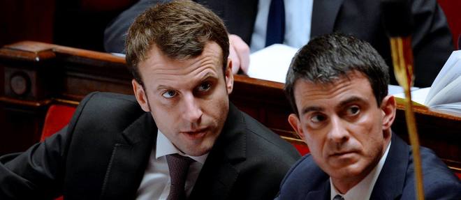 Le Premier ministre Manuel Valls a invite son ministre de l'Economie Emmanuel Macron a continuer de reformer le pays. Il a refute toute idee de rivalite.