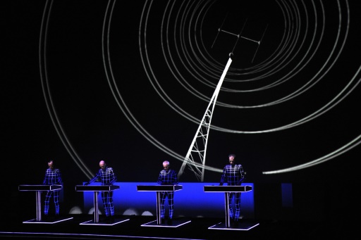 Le groupe allemand Kraftwerk, le 6 novembre 2014 a Paris