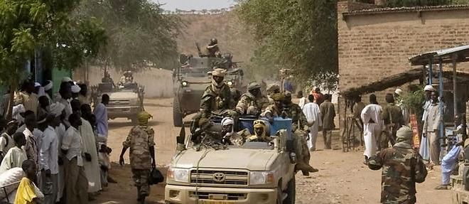 Soldats tchadiens quittant le sol camerounais.