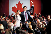 Le Premier ministre Justin Trudeau, au style résolument décontracté, voire déjanté, a promis de redonner espoir et fierté aux Canadiens. ©© Jim Young / Reuters