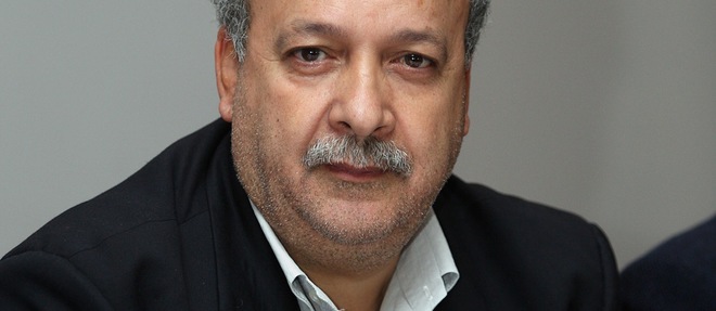 Sami Tahri, porte-parole de l'UGTT, en janvier 2014 a Tunis.